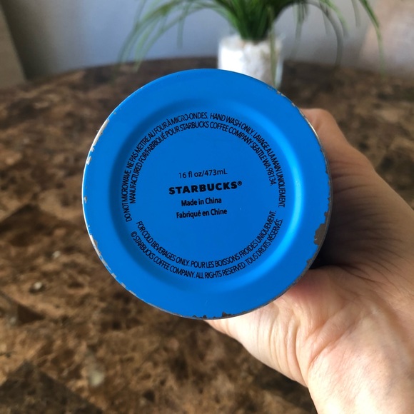 Starbucks 2018 Rare Steel Matte Blue - Picture 2 of 7